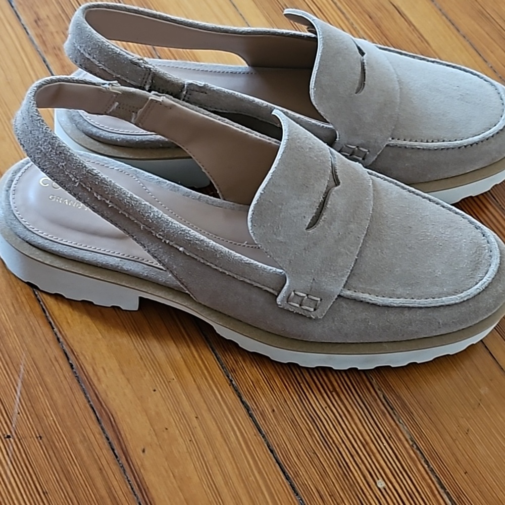Cole Haan Geneva Lug Sole Sling Back Loafer - Picture 3 of 3
